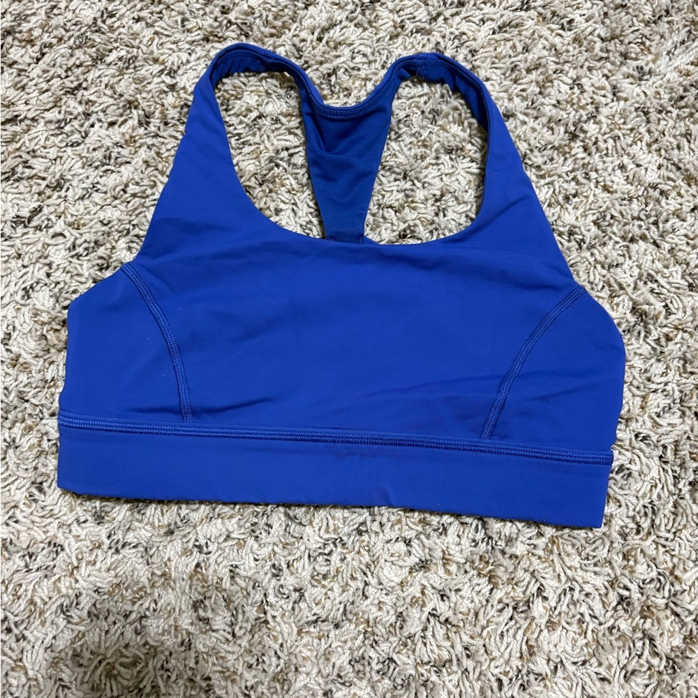Women's Blue LuLu Sports Bra